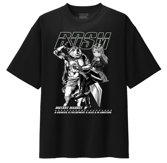 BDSM Tee Ver. 1.0 Monochrome Oversized Tee