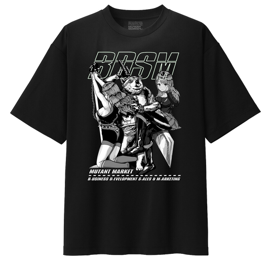 BDSM Tee Ver. 2.0 Monochrome Oversized Tee