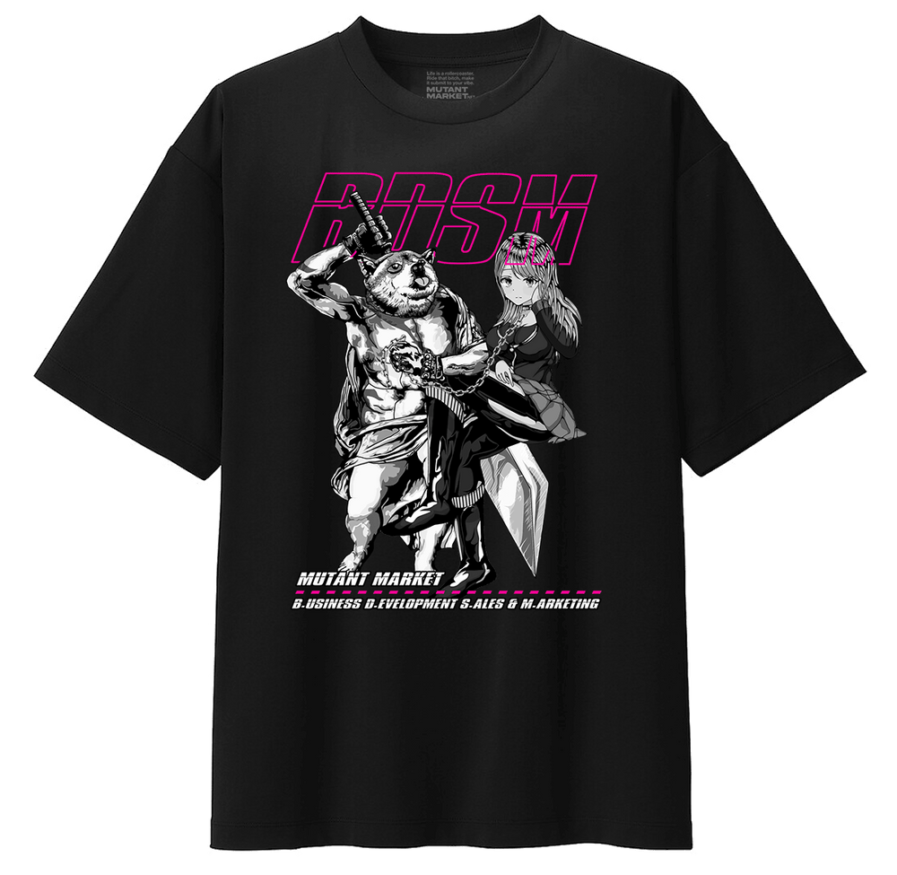 BDSM Tee Ver. 1.0 Neon Vaporwave Oversized Tee