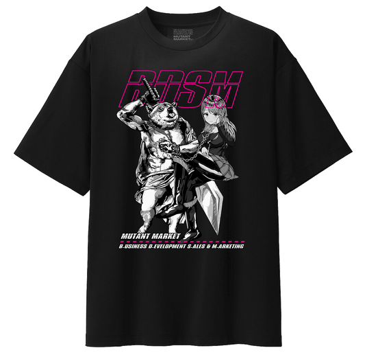 BDSM Tee Ver. 1.0 Neon Vaporwave Oversized Tee