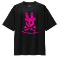 Bunny Bear Bakes NEON BONES Oversized Tough Tee